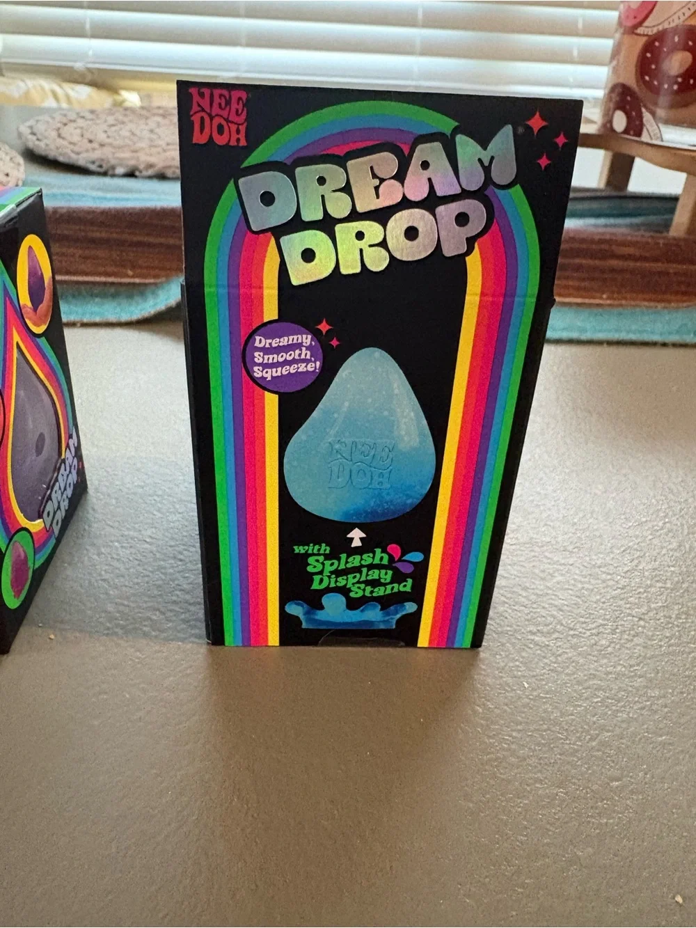 Dream Drop Purple Stress Squeeze Toy